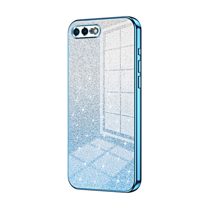 Caja de teléfono galvanizada con polvo de brillo degradado, For iPhone 11 Pro Max, For iPhone 11, For iPhone 11 Pro, For iPhone X / XS, For iPhone XR, For iPhone XS Max, For iPhone 8 Plus / 7 Plus