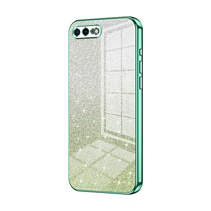 Caja de teléfono galvanizada con polvo de brillo degradado, For iPhone 11 Pro Max, For iPhone 11, For iPhone 11 Pro, For iPhone X / XS, For iPhone XR, For iPhone XS Max, For iPhone 8 Plus / 7 Plus