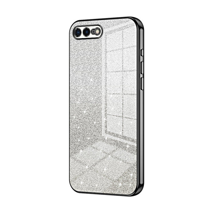 Caja de teléfono galvanizada con polvo de brillo degradado, For iPhone 11 Pro Max, For iPhone 11, For iPhone 11 Pro, For iPhone X / XS, For iPhone XR, For iPhone XS Max, For iPhone 8 Plus / 7 Plus