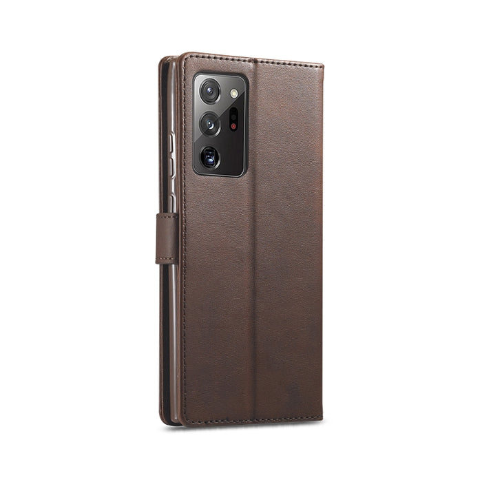 LC.IMEEKE Estuche de cuero con tapa horizontal con textura de becerro, con soporte y ranuras para tarjetas y billetera, For Xiaomi Redmi 9, For Samsung Galaxy A21s, For Samsung Galaxy Note 20, For Samsung Galaxy Note 20 Ultra, For Xiaomi Redmi Note 9