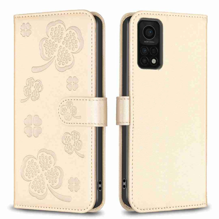 Funda para teléfono de cuero con relieve de cuatro hojas, For Xiaomi Mi 11 Lite, For Xiaomi Redmi Note 10 4G / 10S, For Xiaomi Redmi Note 10 Pro, For Xiaomi Poco M3, For Xiaomi Redmi K30S, For Xiaomi Mi 10T Lite, For Xiaomi Poco X3, For Xiaomi Redmi 9A...