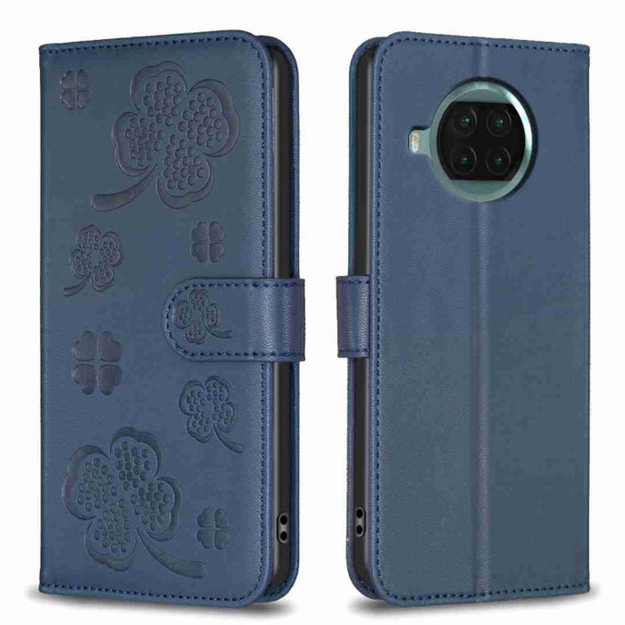 Funda para teléfono de cuero con relieve de cuatro hojas, For Xiaomi Mi 11 Lite, For Xiaomi Redmi Note 10 4G / 10S, For Xiaomi Redmi Note 10 Pro, For Xiaomi Poco M3, For Xiaomi Redmi K30S, For Xiaomi Mi 10T Lite, For Xiaomi Poco X3, For Xiaomi Redmi 9A...