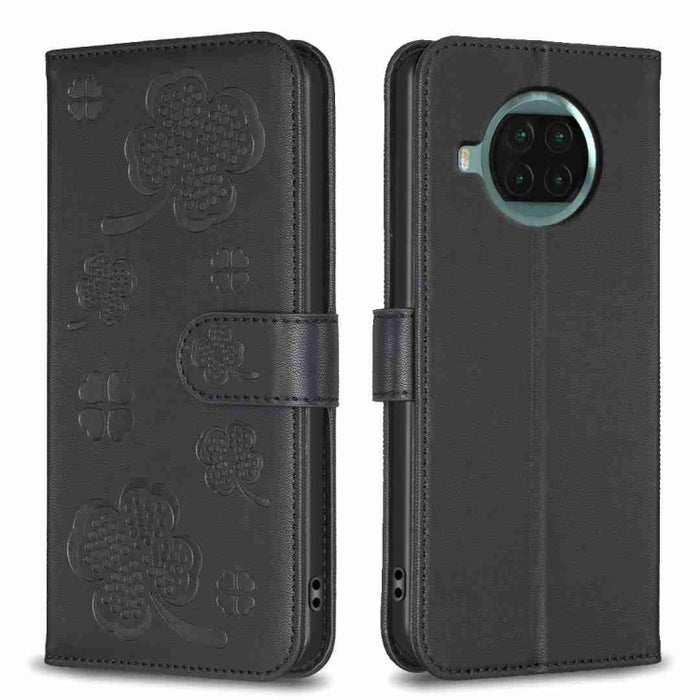 Funda para teléfono de cuero con relieve de cuatro hojas, For Xiaomi Mi 11 Lite, For Xiaomi Redmi Note 10 4G / 10S, For Xiaomi Redmi Note 10 Pro, For Xiaomi Poco M3, For Xiaomi Redmi K30S, For Xiaomi Mi 10T Lite, For Xiaomi Poco X3, For Xiaomi Redmi 9A...