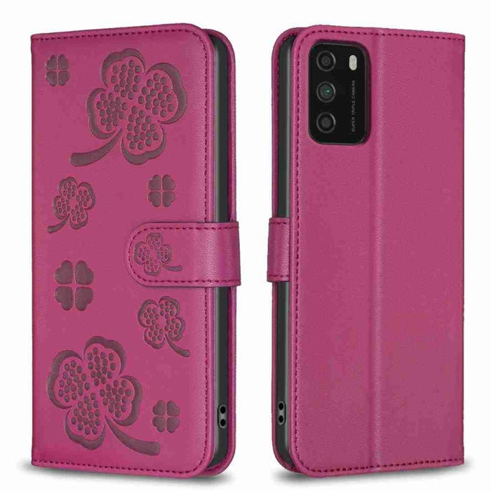 Funda para teléfono de cuero con relieve de cuatro hojas, For Xiaomi Mi 11 Lite, For Xiaomi Redmi Note 10 4G / 10S, For Xiaomi Redmi Note 10 Pro, For Xiaomi Poco M3, For Xiaomi Redmi K30S, For Xiaomi Mi 10T Lite, For Xiaomi Poco X3, For Xiaomi Redmi 9A...