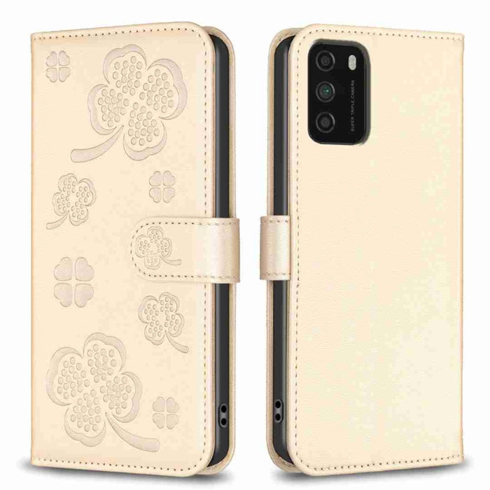 Funda para teléfono de cuero con relieve de cuatro hojas, For Xiaomi Mi 11 Lite, For Xiaomi Redmi Note 10 4G / 10S, For Xiaomi Redmi Note 10 Pro, For Xiaomi Poco M3, For Xiaomi Redmi K30S, For Xiaomi Mi 10T Lite, For Xiaomi Poco X3, For Xiaomi Redmi 9A...