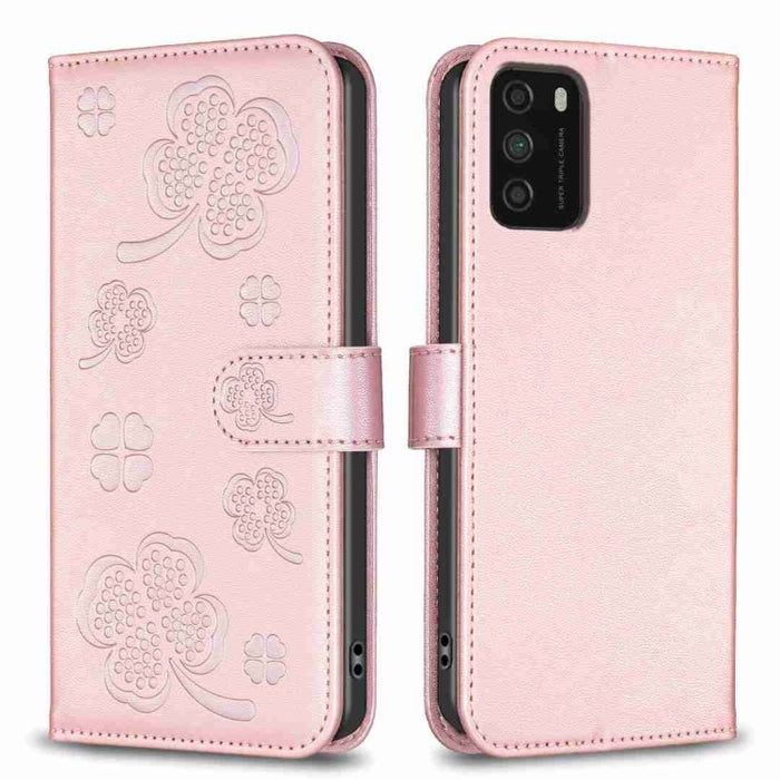 Funda para teléfono de cuero con relieve de cuatro hojas, For Xiaomi Mi 11 Lite, For Xiaomi Redmi Note 10 4G / 10S, For Xiaomi Redmi Note 10 Pro, For Xiaomi Poco M3, For Xiaomi Redmi K30S, For Xiaomi Mi 10T Lite, For Xiaomi Poco X3, For Xiaomi Redmi 9A...