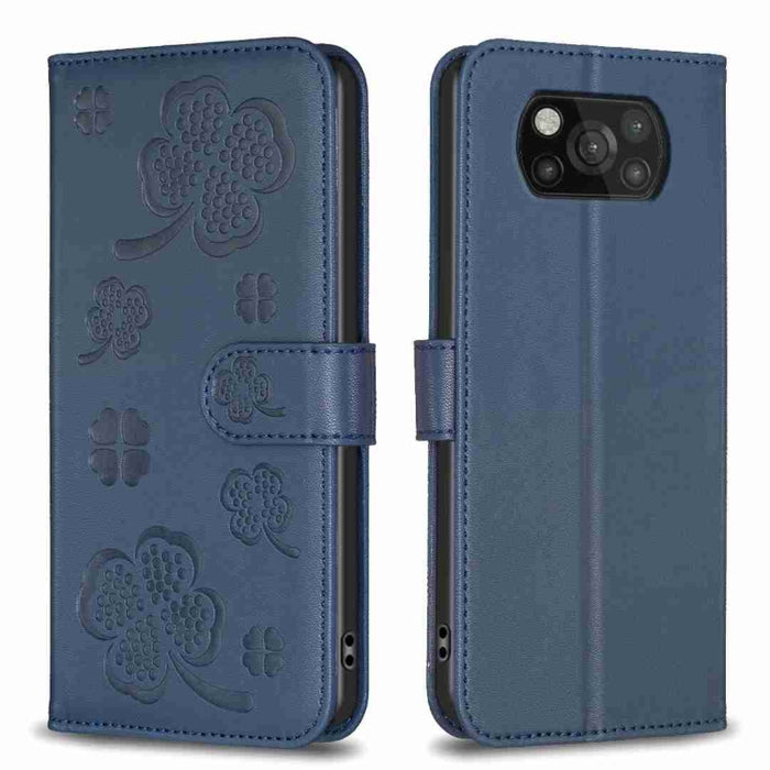 Funda para teléfono de cuero con relieve de cuatro hojas, For Xiaomi Mi 11 Lite, For Xiaomi Redmi Note 10 4G / 10S, For Xiaomi Redmi Note 10 Pro, For Xiaomi Poco M3, For Xiaomi Redmi K30S, For Xiaomi Mi 10T Lite, For Xiaomi Poco X3, For Xiaomi Redmi 9A...