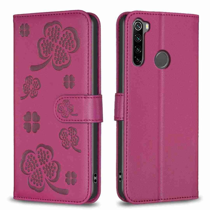 Funda para teléfono de cuero con relieve de cuatro hojas, For Xiaomi Mi 11 Lite, For Xiaomi Redmi Note 10 4G / 10S, For Xiaomi Redmi Note 10 Pro, For Xiaomi Poco M3, For Xiaomi Redmi K30S, For Xiaomi Mi 10T Lite, For Xiaomi Poco X3, For Xiaomi Redmi 9A...