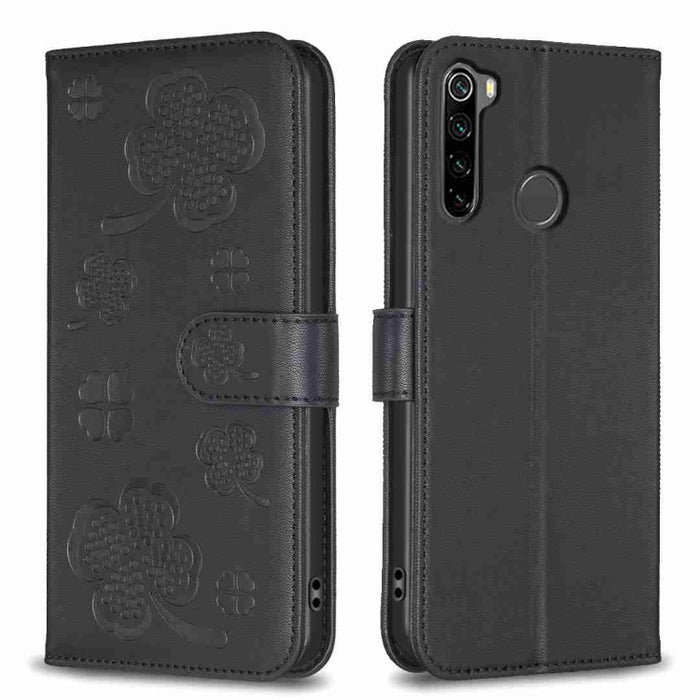 Funda para teléfono de cuero con relieve de cuatro hojas, For Xiaomi Mi 11 Lite, For Xiaomi Redmi Note 10 4G / 10S, For Xiaomi Redmi Note 10 Pro, For Xiaomi Poco M3, For Xiaomi Redmi K30S, For Xiaomi Mi 10T Lite, For Xiaomi Poco X3, For Xiaomi Redmi 9A...