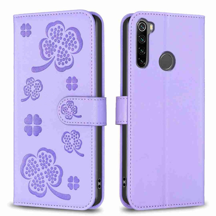Funda para teléfono de cuero con relieve de cuatro hojas, For Xiaomi Mi 11 Lite, For Xiaomi Redmi Note 10 4G / 10S, For Xiaomi Redmi Note 10 Pro, For Xiaomi Poco M3, For Xiaomi Redmi K30S, For Xiaomi Mi 10T Lite, For Xiaomi Poco X3, For Xiaomi Redmi 9A...