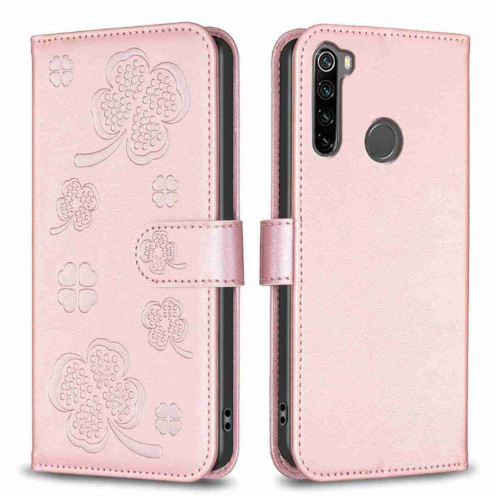 Funda para teléfono de cuero con relieve de cuatro hojas, For Xiaomi Mi 11 Lite, For Xiaomi Redmi Note 10 4G / 10S, For Xiaomi Redmi Note 10 Pro, For Xiaomi Poco M3, For Xiaomi Redmi K30S, For Xiaomi Mi 10T Lite, For Xiaomi Poco X3, For Xiaomi Redmi 9A...