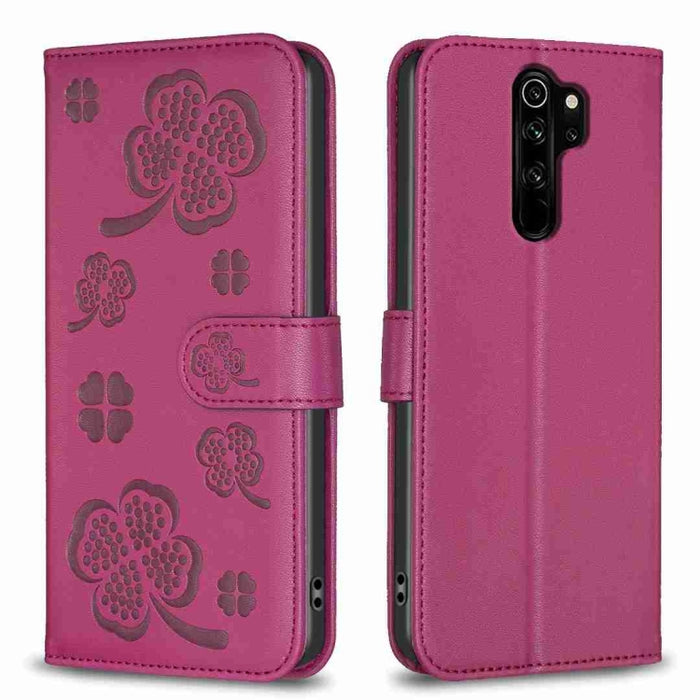 Funda para teléfono de cuero con relieve de cuatro hojas, For Xiaomi Mi 11 Lite, For Xiaomi Redmi Note 10 4G / 10S, For Xiaomi Redmi Note 10 Pro, For Xiaomi Poco M3, For Xiaomi Redmi K30S, For Xiaomi Mi 10T Lite, For Xiaomi Poco X3, For Xiaomi Redmi 9A...