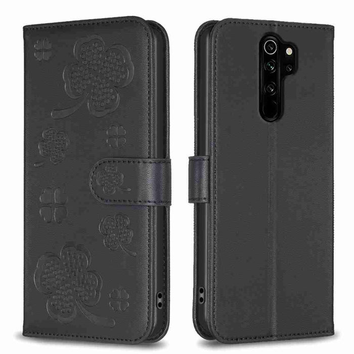 Funda para teléfono de cuero con relieve de cuatro hojas, For Xiaomi Mi 11 Lite, For Xiaomi Redmi Note 10 4G / 10S, For Xiaomi Redmi Note 10 Pro, For Xiaomi Poco M3, For Xiaomi Redmi K30S, For Xiaomi Mi 10T Lite, For Xiaomi Poco X3, For Xiaomi Redmi 9A...
