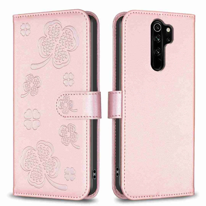 Funda para teléfono de cuero con relieve de cuatro hojas, For Xiaomi Mi 11 Lite, For Xiaomi Redmi Note 10 4G / 10S, For Xiaomi Redmi Note 10 Pro, For Xiaomi Poco M3, For Xiaomi Redmi K30S, For Xiaomi Mi 10T Lite, For Xiaomi Poco X3, For Xiaomi Redmi 9A...