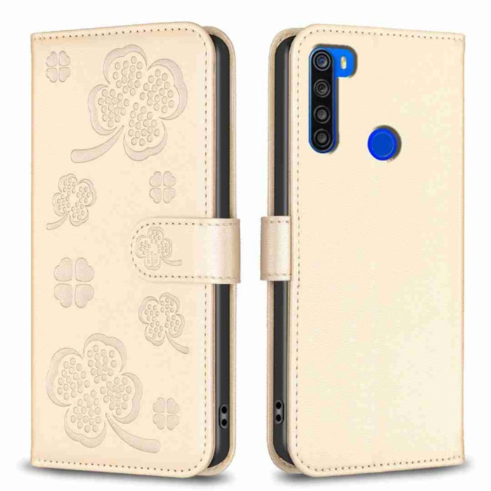 Funda para teléfono de cuero con relieve de cuatro hojas, For Xiaomi Mi 11 Lite, For Xiaomi Redmi Note 10 4G / 10S, For Xiaomi Redmi Note 10 Pro, For Xiaomi Poco M3, For Xiaomi Redmi K30S, For Xiaomi Mi 10T Lite, For Xiaomi Poco X3, For Xiaomi Redmi 9A...
