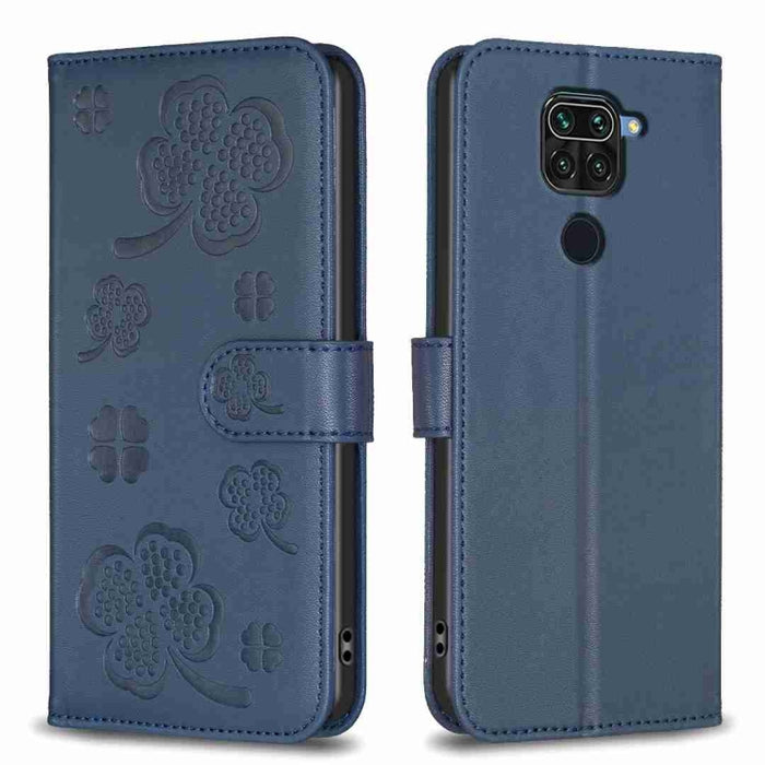 Funda para teléfono de cuero con relieve de cuatro hojas, For Xiaomi Mi 11 Lite, For Xiaomi Redmi Note 10 4G / 10S, For Xiaomi Redmi Note 10 Pro, For Xiaomi Poco M3, For Xiaomi Redmi K30S, For Xiaomi Mi 10T Lite, For Xiaomi Poco X3, For Xiaomi Redmi 9A...