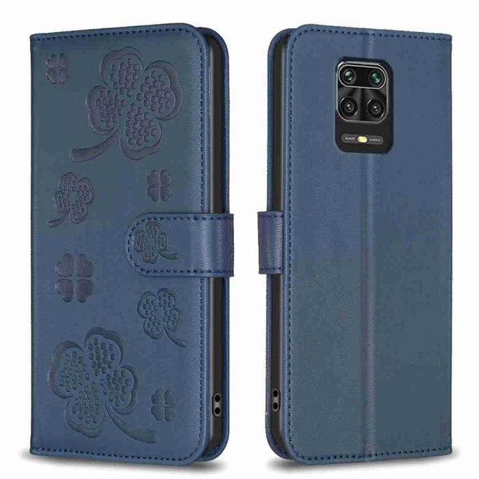 Funda para teléfono de cuero con relieve de cuatro hojas, For Xiaomi Mi 11 Lite, For Xiaomi Redmi Note 10 4G / 10S, For Xiaomi Redmi Note 10 Pro, For Xiaomi Poco M3, For Xiaomi Redmi K30S, For Xiaomi Mi 10T Lite, For Xiaomi Poco X3, For Xiaomi Redmi 9A...