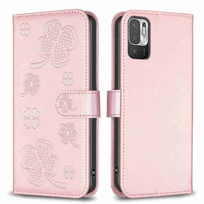 Funda para teléfono de cuero con relieve de cuatro hojas, For Xiaomi Poco C55 / Redmi 12C, For Xiaomi Redmi Note 12 Pro+ 5G Global, For Xiaomi Redmi Note 12 Pro 5G Global, For Xiaomi Redmi Note 12 5G Global, For Xiaomi 13 Lite 5G                       ...