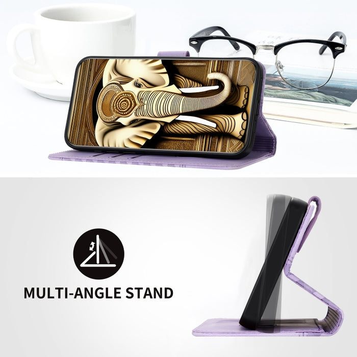 YX0060 Funda de cuero para teléfono con relieve de cabeza de elefante y cordón, For Xiaomi Redmi Note 10 4G Global/Note 10S Global, For Xiaomi Poco F3, For Xiaomi Redmi Note 10 Pro Max/10 Pro 4G Global, For Xiaomi Redmi 9T/Poco M3, For Xiaomi Mi 11 5G ...