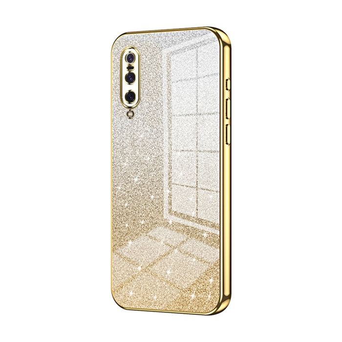 Caja de teléfono galvanizada con polvo de brillo degradado, For Xiaomi Mi 10 Ultra, For Xiaomi Mi 10 Pro 5G, For Xiaomi Mi 10 5G, For Xiaomi Mi CC9 Pro / Mi Note 10, For Xiaomi Mi CC9e / Mi A3, For Xiaomi Mi 9