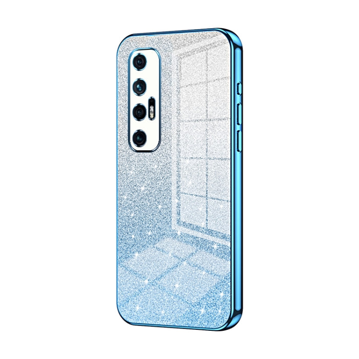 Caja de teléfono galvanizada con polvo de brillo degradado, For Xiaomi Civi / Civi 1S, For Xiaomi Poco M4 Pro, For Xiaomi Poco X4 Pro 5G, For Xiaomi 12 / 12X, For Xiaomi Mi 11 Lite 4G / 5G, For Xiaomi 11T / 11T Pro, For Xiaomi Mix 4, For Xiaomi Mi 10S ...