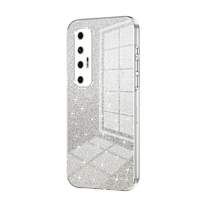 Caja de teléfono galvanizada con polvo de brillo degradado, For Xiaomi Civi / Civi 1S, For Xiaomi Poco M4 Pro, For Xiaomi Poco X4 Pro 5G, For Xiaomi 12 / 12X, For Xiaomi Mi 11 Lite 4G / 5G, For Xiaomi 11T / 11T Pro, For Xiaomi Mix 4, For Xiaomi Mi 10S ...