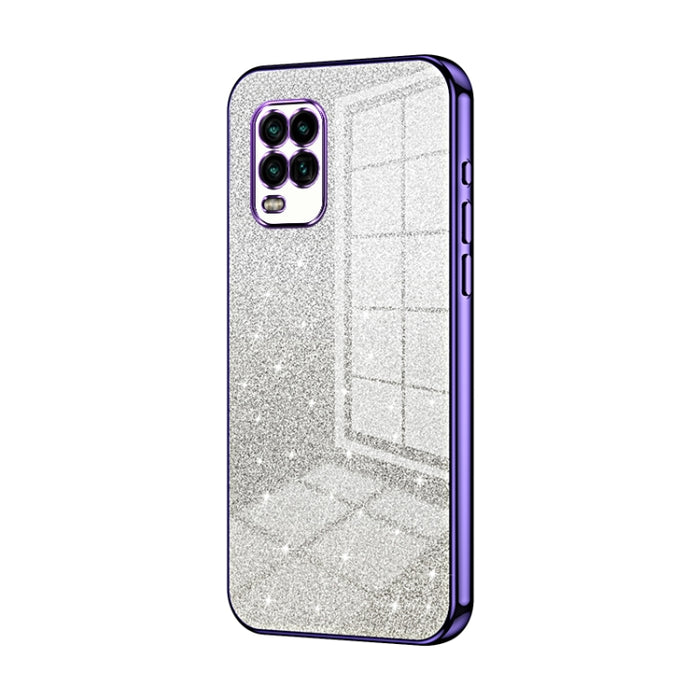 Caja de teléfono galvanizada con polvo de brillo degradado, For Xiaomi Civi / Civi 1S, For Xiaomi Poco M4 Pro, For Xiaomi Poco X4 Pro 5G, For Xiaomi 12 / 12X, For Xiaomi Mi 11 Lite 4G / 5G, For Xiaomi 11T / 11T Pro, For Xiaomi Mix 4, For Xiaomi Mi 10S ...