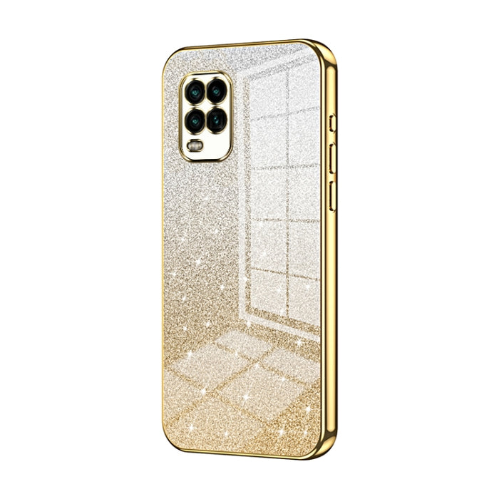 Caja de teléfono galvanizada con polvo de brillo degradado, For Xiaomi Civi / Civi 1S, For Xiaomi Poco M4 Pro, For Xiaomi Poco X4 Pro 5G, For Xiaomi 12 / 12X, For Xiaomi Mi 11 Lite 4G / 5G, For Xiaomi 11T / 11T Pro, For Xiaomi Mix 4, For Xiaomi Mi 10S ...