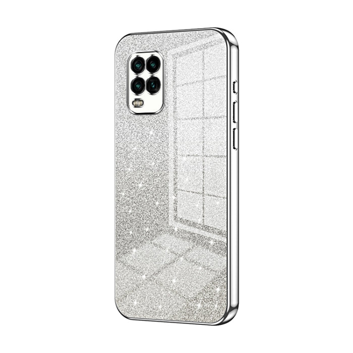 Caja de teléfono galvanizada con polvo de brillo degradado, For Xiaomi Civi / Civi 1S, For Xiaomi Poco M4 Pro, For Xiaomi Poco X4 Pro 5G, For Xiaomi 12 / 12X, For Xiaomi Mi 11 Lite 4G / 5G, For Xiaomi 11T / 11T Pro, For Xiaomi Mix 4, For Xiaomi Mi 10S ...