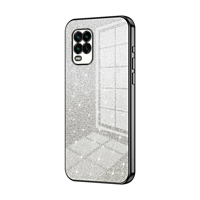 Caja de teléfono galvanizada con polvo de brillo degradado, For Xiaomi Civi / Civi 1S, For Xiaomi Poco M4 Pro, For Xiaomi Poco X4 Pro 5G, For Xiaomi 12 / 12X, For Xiaomi Mi 11 Lite 4G / 5G, For Xiaomi 11T / 11T Pro, For Xiaomi Mix 4, For Xiaomi Mi 10S ...