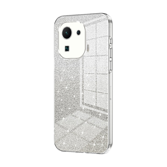 Caja de teléfono galvanizada con polvo de brillo degradado, For Xiaomi Civi / Civi 1S, For Xiaomi Poco M4 Pro, For Xiaomi Poco X4 Pro 5G, For Xiaomi 12 / 12X, For Xiaomi Mi 11 Lite 4G / 5G, For Xiaomi 11T / 11T Pro, For Xiaomi Mix 4, For Xiaomi Mi 10S ...