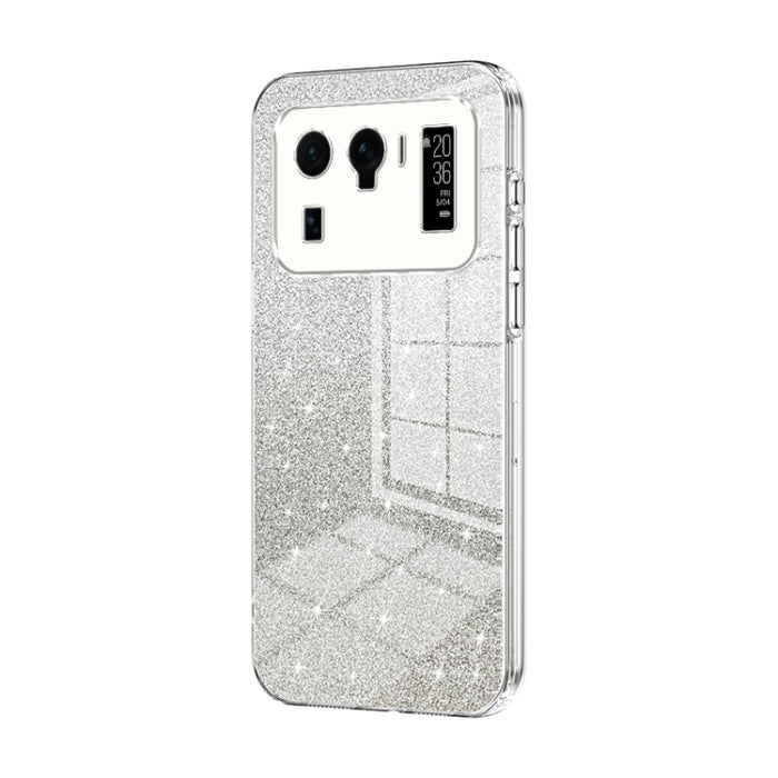 Caja de teléfono galvanizada con polvo de brillo degradado, For Xiaomi Civi / Civi 1S, For Xiaomi Poco M4 Pro, For Xiaomi Poco X4 Pro 5G, For Xiaomi 12 / 12X, For Xiaomi Mi 11 Lite 4G / 5G, For Xiaomi 11T / 11T Pro, For Xiaomi Mix 4, For Xiaomi Mi 10S ...