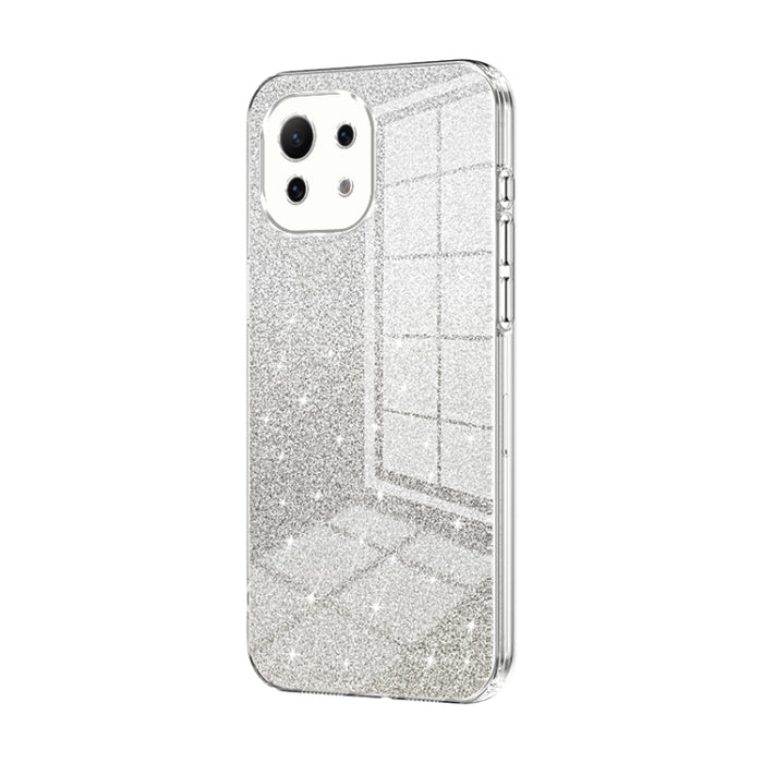 Caja de teléfono galvanizada con polvo de brillo degradado, For Xiaomi Civi / Civi 1S, For Xiaomi Poco M4 Pro, For Xiaomi Poco X4 Pro 5G, For Xiaomi 12 / 12X, For Xiaomi Mi 11 Lite 4G / 5G, For Xiaomi 11T / 11T Pro, For Xiaomi Mix 4, For Xiaomi Mi 10S ...