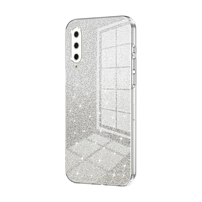 Caja de teléfono galvanizada con polvo de brillo degradado, For Xiaomi Mi 10 Ultra, For Xiaomi Mi 10 Pro 5G, For Xiaomi Mi 10 5G, For Xiaomi Mi CC9 Pro / Mi Note 10, For Xiaomi Mi CC9e / Mi A3, For Xiaomi Mi 9