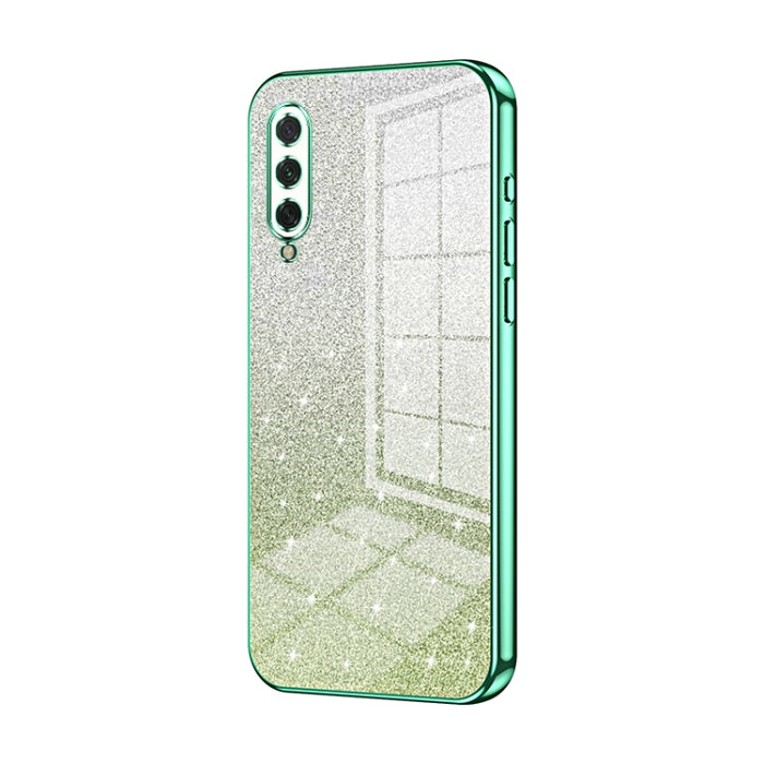 Caja de teléfono galvanizada con polvo de brillo degradado, For Xiaomi Mi 10 Ultra, For Xiaomi Mi 10 Pro 5G, For Xiaomi Mi 10 5G, For Xiaomi Mi CC9 Pro / Mi Note 10, For Xiaomi Mi CC9e / Mi A3, For Xiaomi Mi 9