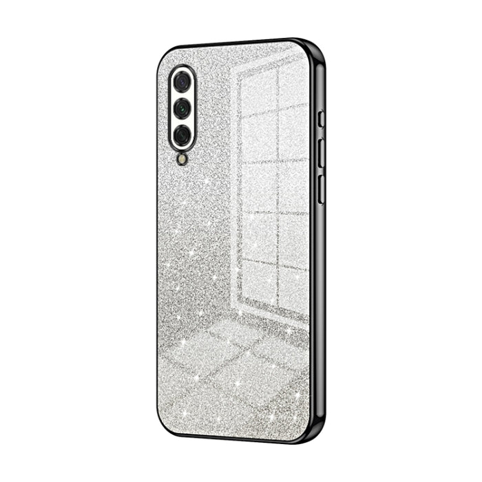 Caja de teléfono galvanizada con polvo de brillo degradado, For Xiaomi Mi 10 Ultra, For Xiaomi Mi 10 Pro 5G, For Xiaomi Mi 10 5G, For Xiaomi Mi CC9 Pro / Mi Note 10, For Xiaomi Mi CC9e / Mi A3, For Xiaomi Mi 9