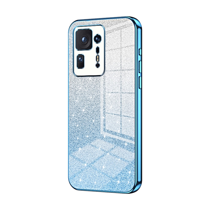 Caja de teléfono galvanizada con polvo de brillo degradado, For Xiaomi Civi / Civi 1S, For Xiaomi Poco M4 Pro, For Xiaomi Poco X4 Pro 5G, For Xiaomi 12 / 12X, For Xiaomi Mi 11 Lite 4G / 5G, For Xiaomi 11T / 11T Pro, For Xiaomi Mix 4, For Xiaomi Mi 10S ...