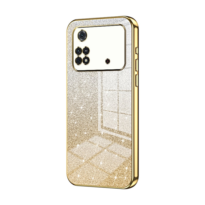 Caja de teléfono galvanizada con polvo de brillo degradado, For Xiaomi Civi / Civi 1S, For Xiaomi Poco M4 Pro, For Xiaomi Poco X4 Pro 5G, For Xiaomi 12 / 12X, For Xiaomi Mi 11 Lite 4G / 5G, For Xiaomi 11T / 11T Pro, For Xiaomi Mix 4, For Xiaomi Mi 10S ...