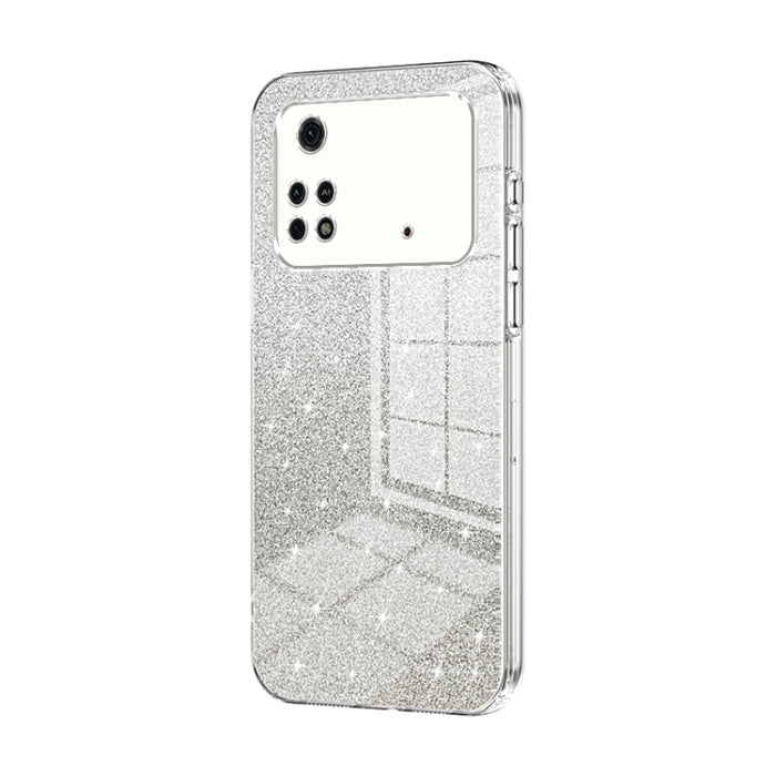 Caja de teléfono galvanizada con polvo de brillo degradado, For Xiaomi Civi / Civi 1S, For Xiaomi Poco M4 Pro, For Xiaomi Poco X4 Pro 5G, For Xiaomi 12 / 12X, For Xiaomi Mi 11 Lite 4G / 5G, For Xiaomi 11T / 11T Pro, For Xiaomi Mix 4, For Xiaomi Mi 10S ...