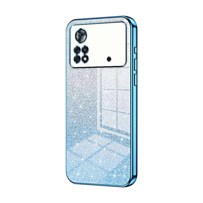 Caja de teléfono galvanizada con polvo de brillo degradado, For Xiaomi Civi / Civi 1S, For Xiaomi Poco M4 Pro, For Xiaomi Poco X4 Pro 5G, For Xiaomi 12 / 12X, For Xiaomi Mi 11 Lite 4G / 5G, For Xiaomi 11T / 11T Pro, For Xiaomi Mix 4, For Xiaomi Mi 10S ...