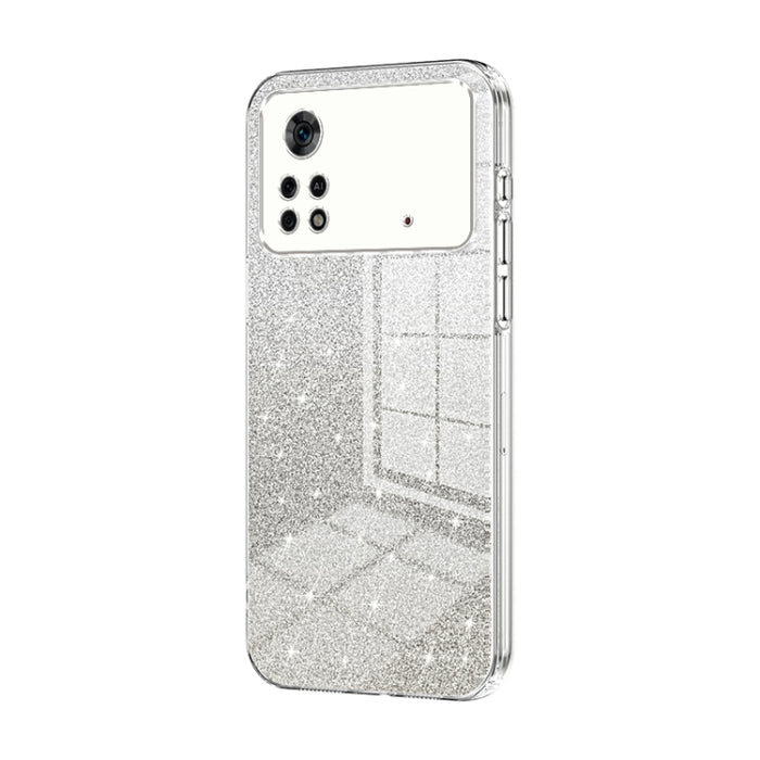 Caja de teléfono galvanizada con polvo de brillo degradado, For Xiaomi Civi / Civi 1S, For Xiaomi Poco M4 Pro, For Xiaomi Poco X4 Pro 5G, For Xiaomi 12 / 12X, For Xiaomi Mi 11 Lite 4G / 5G, For Xiaomi 11T / 11T Pro, For Xiaomi Mix 4, For Xiaomi Mi 10S ...