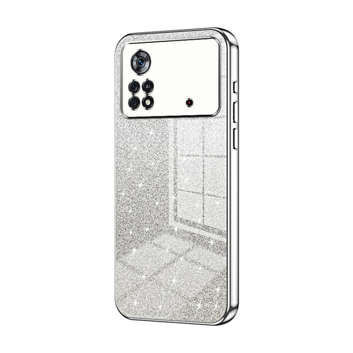 Caja de teléfono galvanizada con polvo de brillo degradado, For Xiaomi Civi / Civi 1S, For Xiaomi Poco M4 Pro, For Xiaomi Poco X4 Pro 5G, For Xiaomi 12 / 12X, For Xiaomi Mi 11 Lite 4G / 5G, For Xiaomi 11T / 11T Pro, For Xiaomi Mix 4, For Xiaomi Mi 10S ...