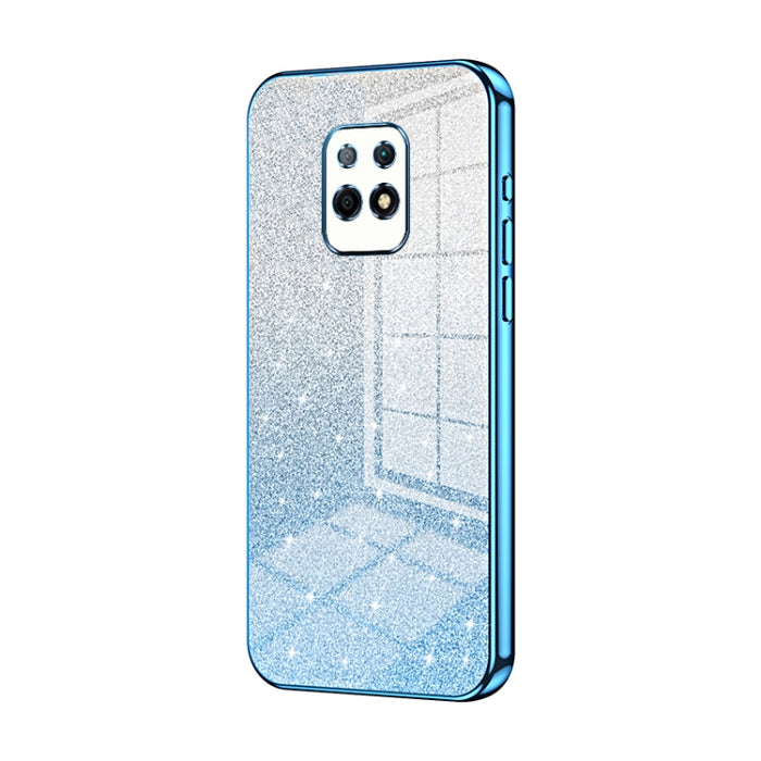 Caja de teléfono galvanizada con polvo de brillo degradado, For Xiaomi Redmi Note 9 5G / Note 9T, For Xiaomi Redmi Note 9 Pro 5G/Mi 10T Lite, For Xiaomi Redmi Note 9 4G, For Xiaomi Redmi K30S / Mi 10T Pro 5G, For Xiaomi Redmi K30 Pro / K30 Ultra       ...