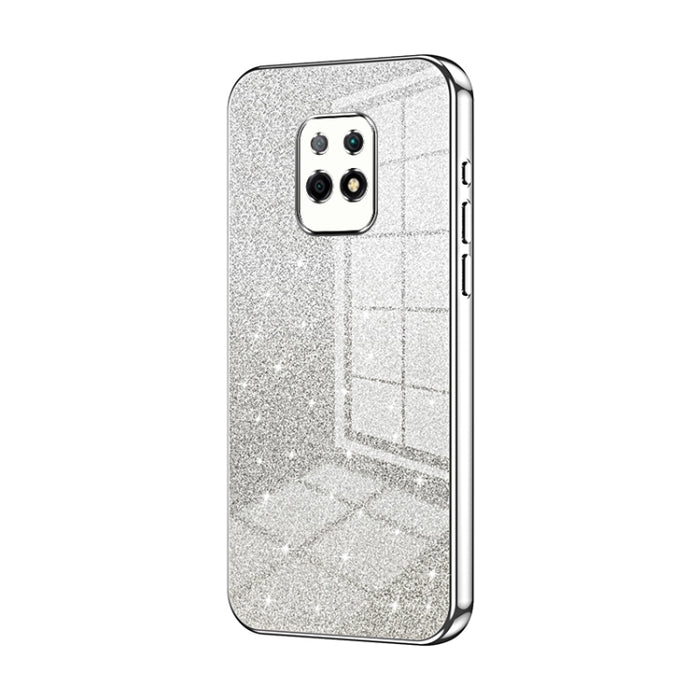 Caja de teléfono galvanizada con polvo de brillo degradado, For Xiaomi Redmi Note 9 5G / Note 9T, For Xiaomi Redmi Note 9 Pro 5G/Mi 10T Lite, For Xiaomi Redmi Note 9 4G, For Xiaomi Redmi K30S / Mi 10T Pro 5G, For Xiaomi Redmi K30 Pro / K30 Ultra       ...