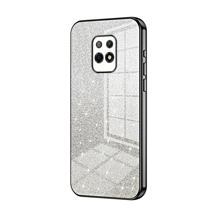 Caja de teléfono galvanizada con polvo de brillo degradado, For Xiaomi Redmi Note 9 5G / Note 9T, For Xiaomi Redmi Note 9 Pro 5G/Mi 10T Lite, For Xiaomi Redmi Note 9 4G, For Xiaomi Redmi K30S / Mi 10T Pro 5G, For Xiaomi Redmi K30 Pro / K30 Ultra       ...