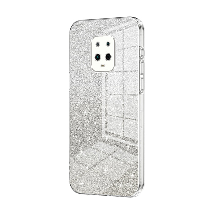 Caja de teléfono galvanizada con polvo de brillo degradado, For Xiaomi Redmi Note 9 5G / Note 9T, For Xiaomi Redmi Note 9 Pro 5G/Mi 10T Lite, For Xiaomi Redmi Note 9 4G, For Xiaomi Redmi K30S / Mi 10T Pro 5G, For Xiaomi Redmi K30 Pro / K30 Ultra       ...