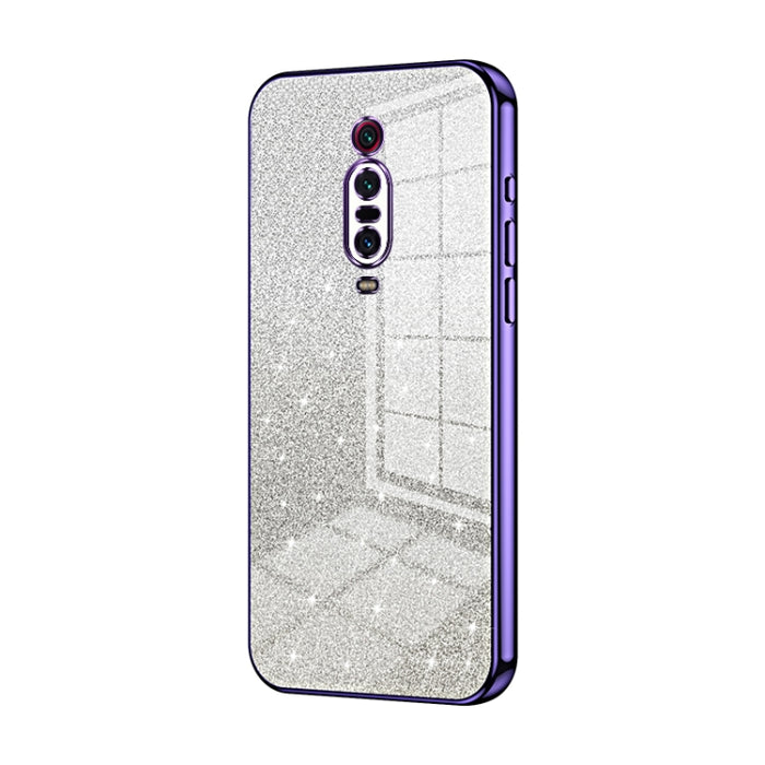 Caja de teléfono galvanizada con polvo de brillo degradado, For Xiaomi Redmi Note 9 5G / Note 9T, For Xiaomi Redmi Note 9 Pro 5G/Mi 10T Lite, For Xiaomi Redmi Note 9 4G, For Xiaomi Redmi K30S / Mi 10T Pro 5G, For Xiaomi Redmi K30 Pro / K30 Ultra       ...