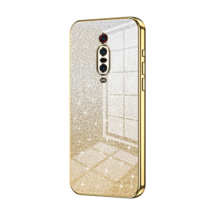 Caja de teléfono galvanizada con polvo de brillo degradado, For Xiaomi Redmi Note 9 5G / Note 9T, For Xiaomi Redmi Note 9 Pro 5G/Mi 10T Lite, For Xiaomi Redmi Note 9 4G, For Xiaomi Redmi K30S / Mi 10T Pro 5G, For Xiaomi Redmi K30 Pro / K30 Ultra       ...