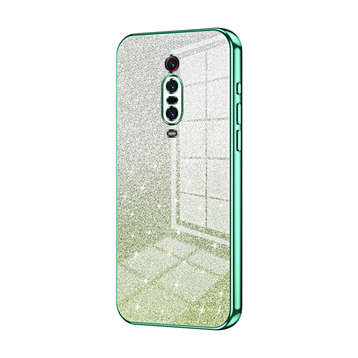 Caja de teléfono galvanizada con polvo de brillo degradado, For Xiaomi Redmi Note 9 5G / Note 9T, For Xiaomi Redmi Note 9 Pro 5G/Mi 10T Lite, For Xiaomi Redmi Note 9 4G, For Xiaomi Redmi K30S / Mi 10T Pro 5G, For Xiaomi Redmi K30 Pro / K30 Ultra       ...