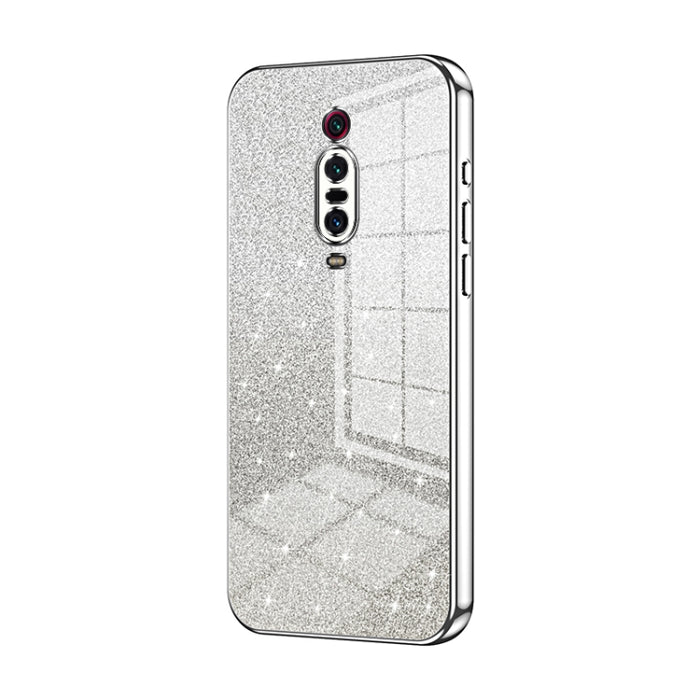 Caja de teléfono galvanizada con polvo de brillo degradado, For Xiaomi Redmi Note 9 5G / Note 9T, For Xiaomi Redmi Note 9 Pro 5G/Mi 10T Lite, For Xiaomi Redmi Note 9 4G, For Xiaomi Redmi K30S / Mi 10T Pro 5G, For Xiaomi Redmi K30 Pro / K30 Ultra       ...